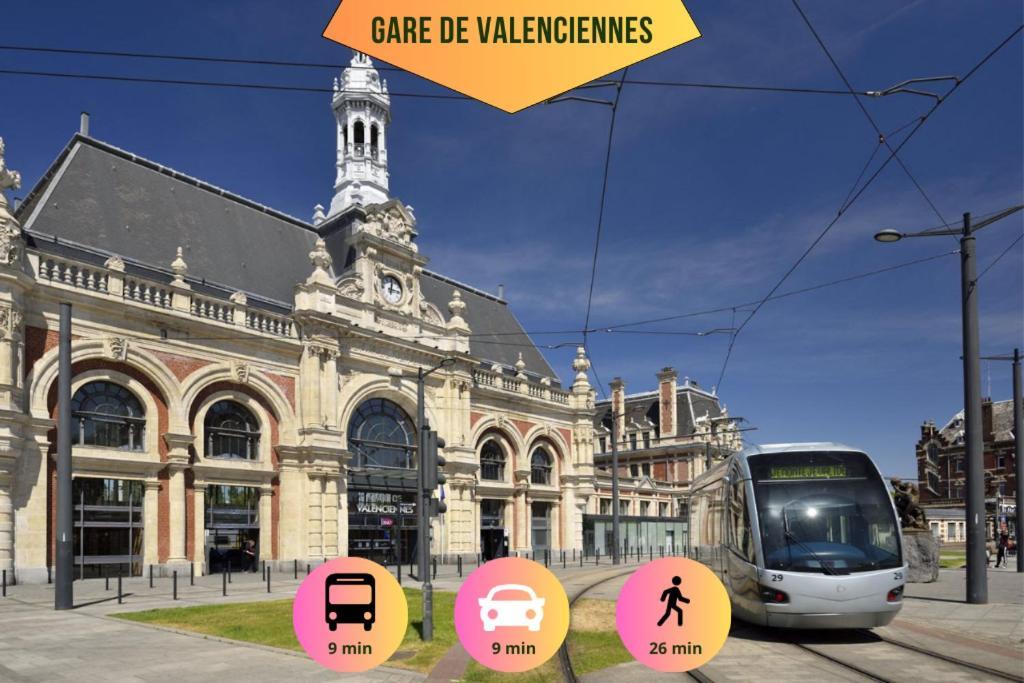 Ideal Pro & Couple - 2 Logements Theme Boho Chic Rdc & Dandy 1Er Etage - Quartier Calme - Jardin - Wifi Hd - Smart Tv - Parking Gratuit - Proche Centre & Transports - Ask Home Valenciennes Zewnętrze zdjęcie