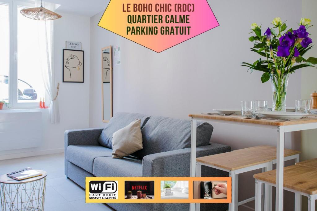 Ideal Pro & Couple - 2 Logements Theme Boho Chic Rdc & Dandy 1Er Etage - Quartier Calme - Jardin - Wifi Hd - Smart Tv - Parking Gratuit - Proche Centre & Transports - Ask Home Valenciennes Zewnętrze zdjęcie