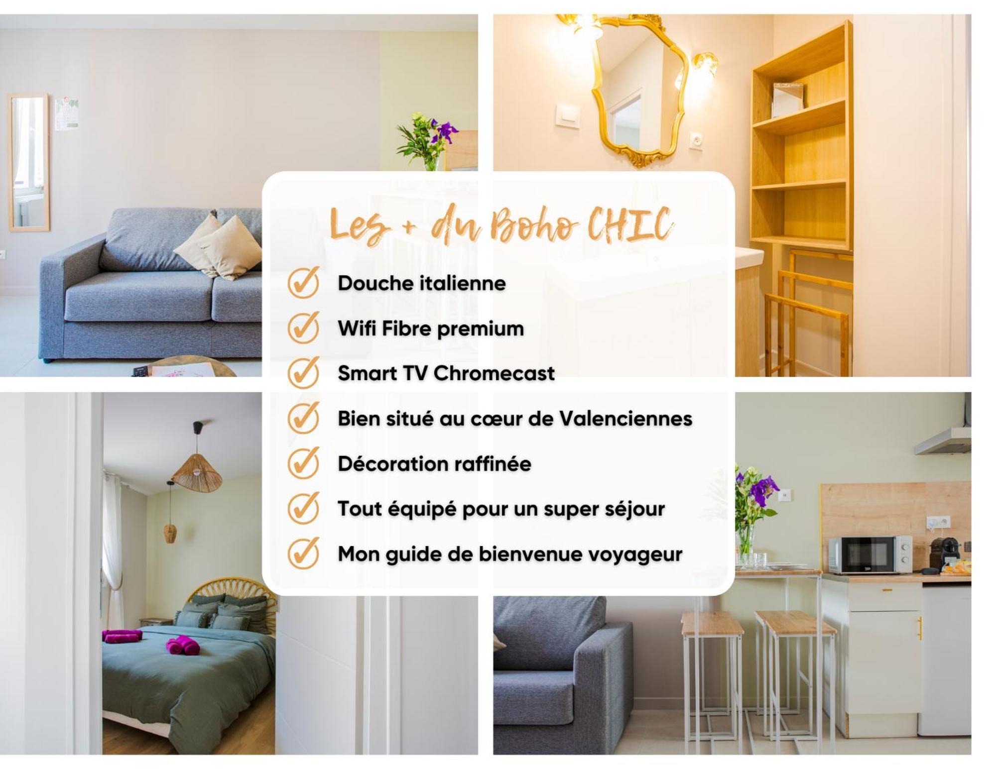Ideal Pro & Couple - 2 Logements Theme Boho Chic Rdc & Dandy 1Er Etage - Quartier Calme - Jardin - Wifi Hd - Smart Tv - Parking Gratuit - Proche Centre & Transports - Ask Home Valenciennes Zewnętrze zdjęcie